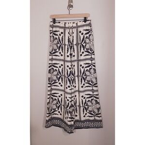 H&M Floral Wide Leg Boho Resortwear Vacation Women's Pants Size S